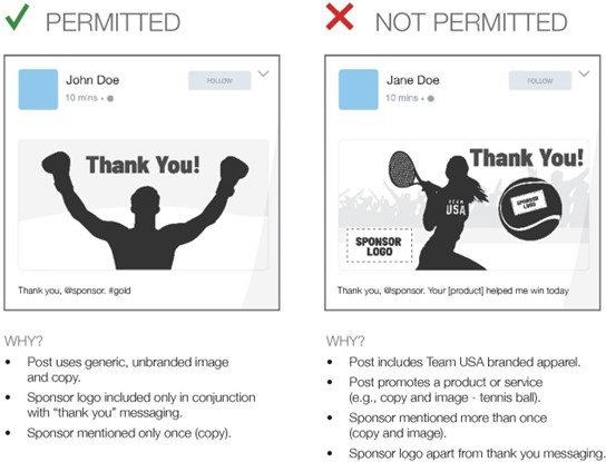 Non-Games-related, Athlete Thanks You. Athlete Thanks Examples_1_Rule40